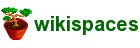 Wikispaces logo and home page.